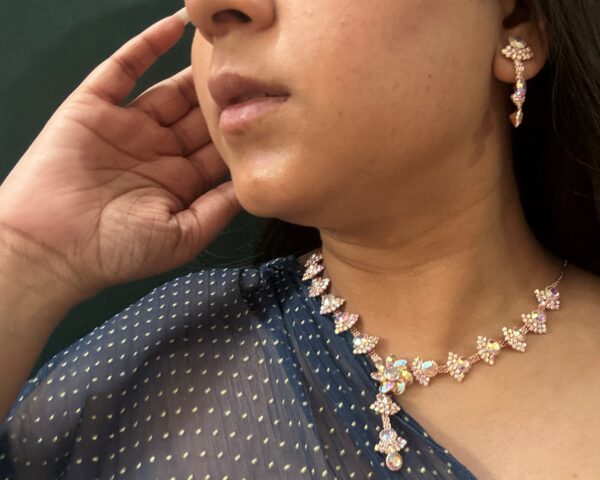 Elegant Designer Necklace Set with Matching Earrings