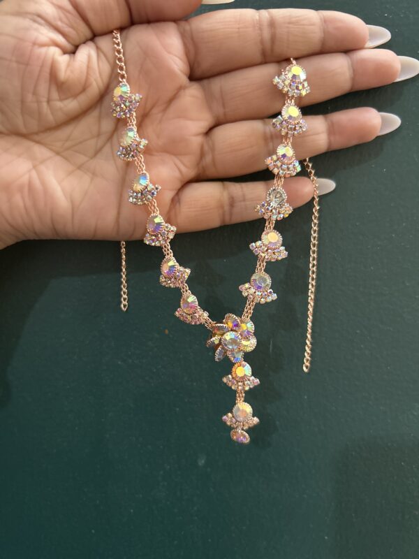 Elegant Designer Necklace Set with Matching Earrings - Image 5