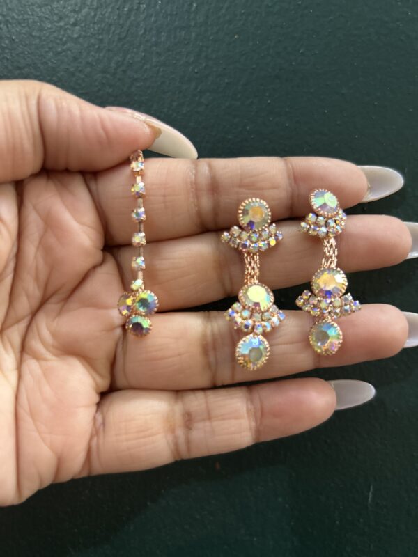 Elegant Designer Necklace Set with Matching Earrings - Image 6