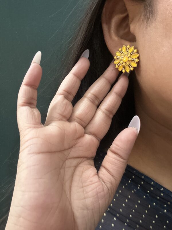 Elegant Earring Set – Pack of 4 Stylish Designs for Women & Girls - Image 9