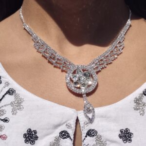 Necklace - Royal Bloom Pendant Necklace Set